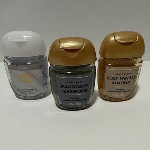 Bath & Body Works PocketBac Hand Gel Trio - Set of 3 Clean Scents